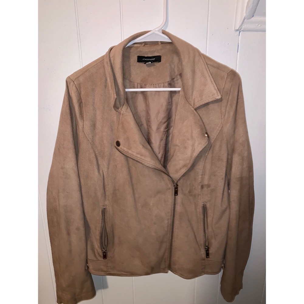 Beige Zip-Up Jacket